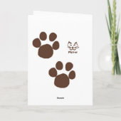 ongeruste kat kaart (Achterkant)