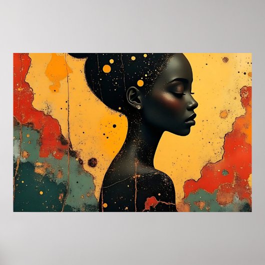 Ongeruste Muurkunst Poster (Voorkant)