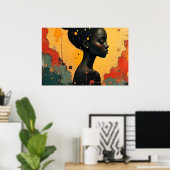 Ongeruste Muurkunst Poster (Thuiskantoor)