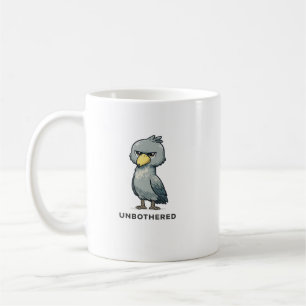 Ongeruste Ooievaar Vogel Minimalistisch Grappig On Koffiemok