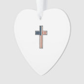 Ongeruste Patriottische Kruis Vector Ontwerp_1 Ornament (voorkant)