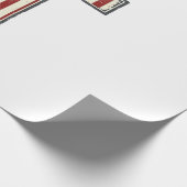 Ongeruste Patriottische Kruis Vectorontwerp_1 Cadeaupapier (Hoek)