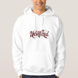 Ongeruste Rode Vloeibare Chroom 3D Metaalglans Hoodie