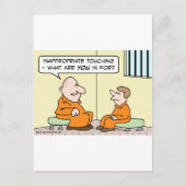 ongeschikte gevangenis briefkaart (Voorkant)