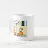 ongeschikte gevangenis koffiemok (Voorkant links)