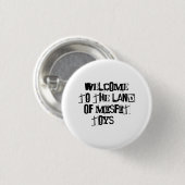 Ongeschikte speelgoed ronde button 3,2 cm (Voorkant /achterkant)