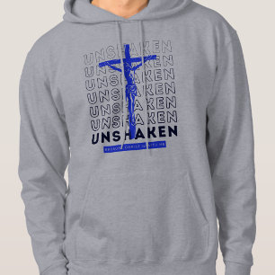Ongeschokt - Bijbel Evangelie Grafisch Grijs Hoodie