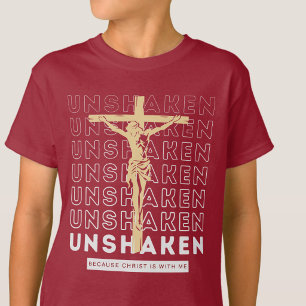 Ongeschokt - Evangelie God Dankbaarheid Bourgondië T-shirt