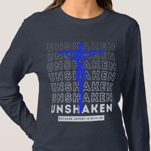 Ongeschokt - Jezus Christelijk Evangelie Navyblauw T-shirt