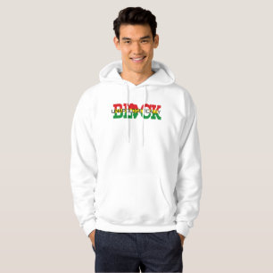 Ongeschokt zwart hoodie