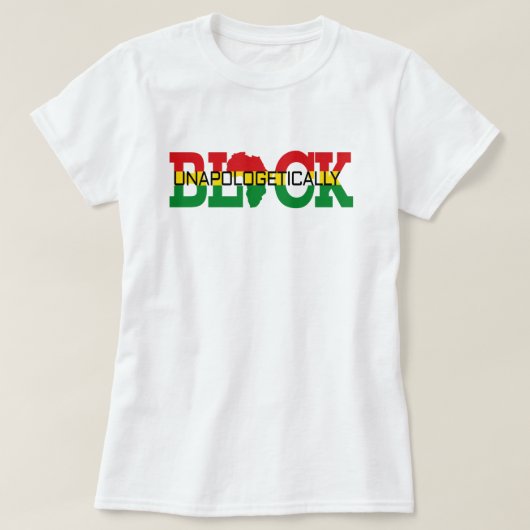 Ongeschokt zwart t-shirt (Design voorkant)