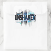 Ongeschokte Cyberpunk Sticker (Tas)