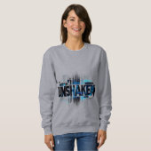 Ongeschokte Cyberpunk Tech Sweatshirt (Voorkant volledig)