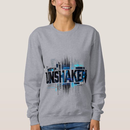 Ongeschokte Cyberpunk Tech Sweatshirt (Voorkant)