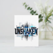 Ongeschokte Cyberpunk Tech Uitnodiging (Staand voorkant)