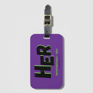 Ongeschonden HER Bagage Label