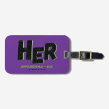 Ongeschonden HER Bagage Label