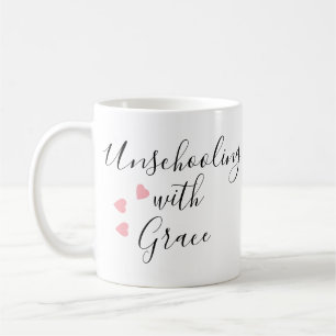 Ongeschoolde moeder Grace Hearts Koffiemok