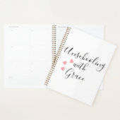 Ongeschoolde moeder Grace Hearts Planner (Display)