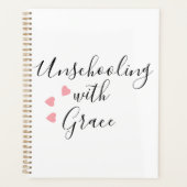 Ongeschoolde moeder Grace Hearts Planner (Voorkant)