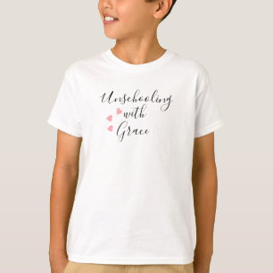 Ongeschoolde moeder Grace Hearts T-shirt