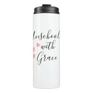 Ongeschoolde moeder Grace Hearts Thermosbeker