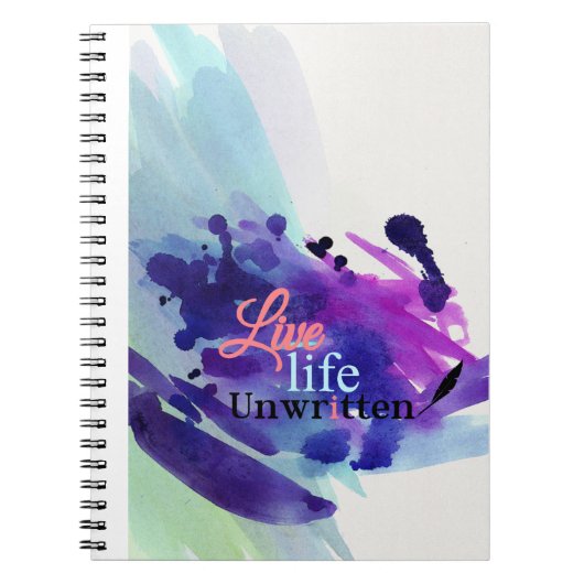 Ongeschreven gedachtenjournaal notitieboek (Voorkant)