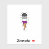 ongeslachtelijk ijs sticker (Vel)