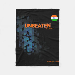 Ongeslagen India Vs Pakistan Cricket T20 New York Fleece Deken