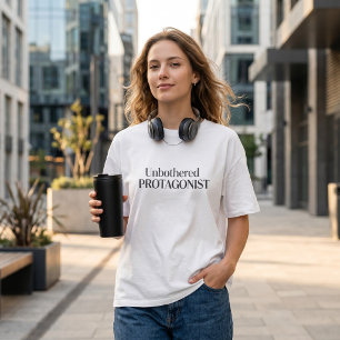 Ongestoorde Hoofdpersoon Minimalistische Moderne C T-shirt