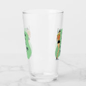 Ongestoorde houding: een retro chique pinup glas (Links)