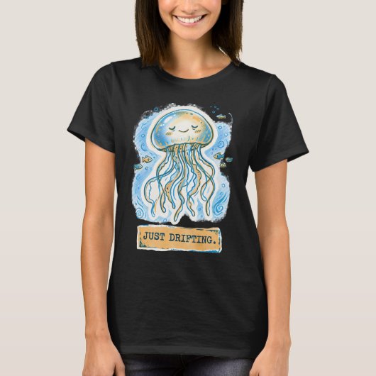 Ongestoorde Kwallen Drift T-shirt (Voorkant)