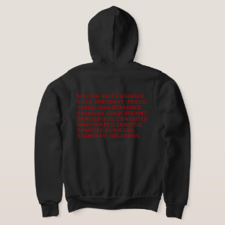 Ongestoorde Schurk Era Woord Blok Gym Streetwear  Hoodie