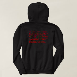Ongestoorde Schurk Era Woord Blok Gym Streetwear  Hoodie