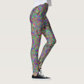 Ongestoorde verf wervelende nevel leggings (Rechts)