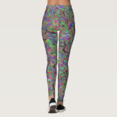 Ongestoorde verf wervelende nevel leggings (Achterkant)