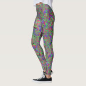 Ongestoorde verf wervelende nevel leggings (Links)
