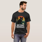 Ongestuurde Kat Worden T-shirt (Voorkant volledig)