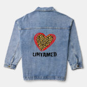"ONGETEMD" DENIM JACKET (Achterkant)