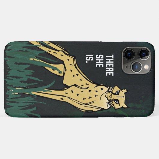 Ongetemde Cheetah Daar is ze een telefoongeval Case-Mate iPhone Case (Achterkant (horizontaal))