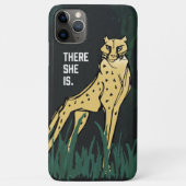 Ongetemde Cheetah Daar is ze een telefoongeval Case-Mate iPhone Case (Achterkant)