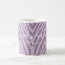 Ongetemde zebraprint koffiemok