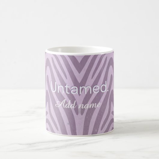 Ongetemde zebraprint koffiemok (Center)