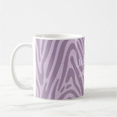 Ongetemde zebraprint koffiemok (Links)