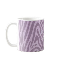 Ongetemde zebraprint koffiemok