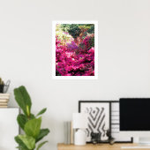ONGETITELD Rhododendron Floral Photography Poster (Thuiskantoor)