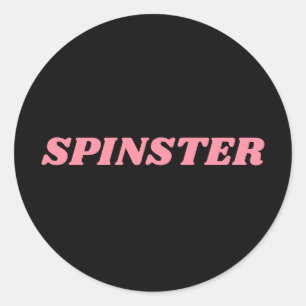 ONGETROUWE ROZE RONDE STICKER