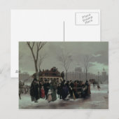 ongeval met Paris Bus Briefkaart (Voorkant / Achterkant)