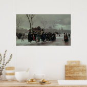 ongeval met Paris Bus Poster (Keuken)