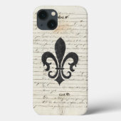  ongevallen Franse ephemera fleur de lis Case-Mate iPhone Case (Achterkant)